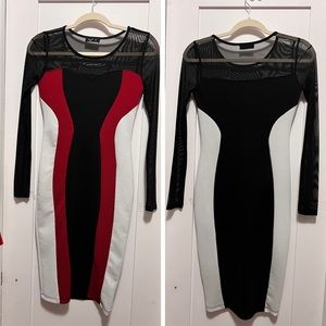 Women’s Color Block Bodycon Dress | M